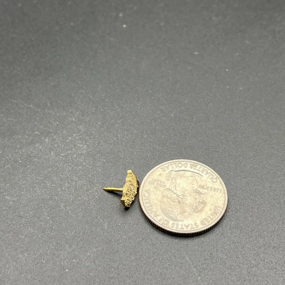 Owl‎ Bird Tiny Gold Tone Lapel Hat Pin